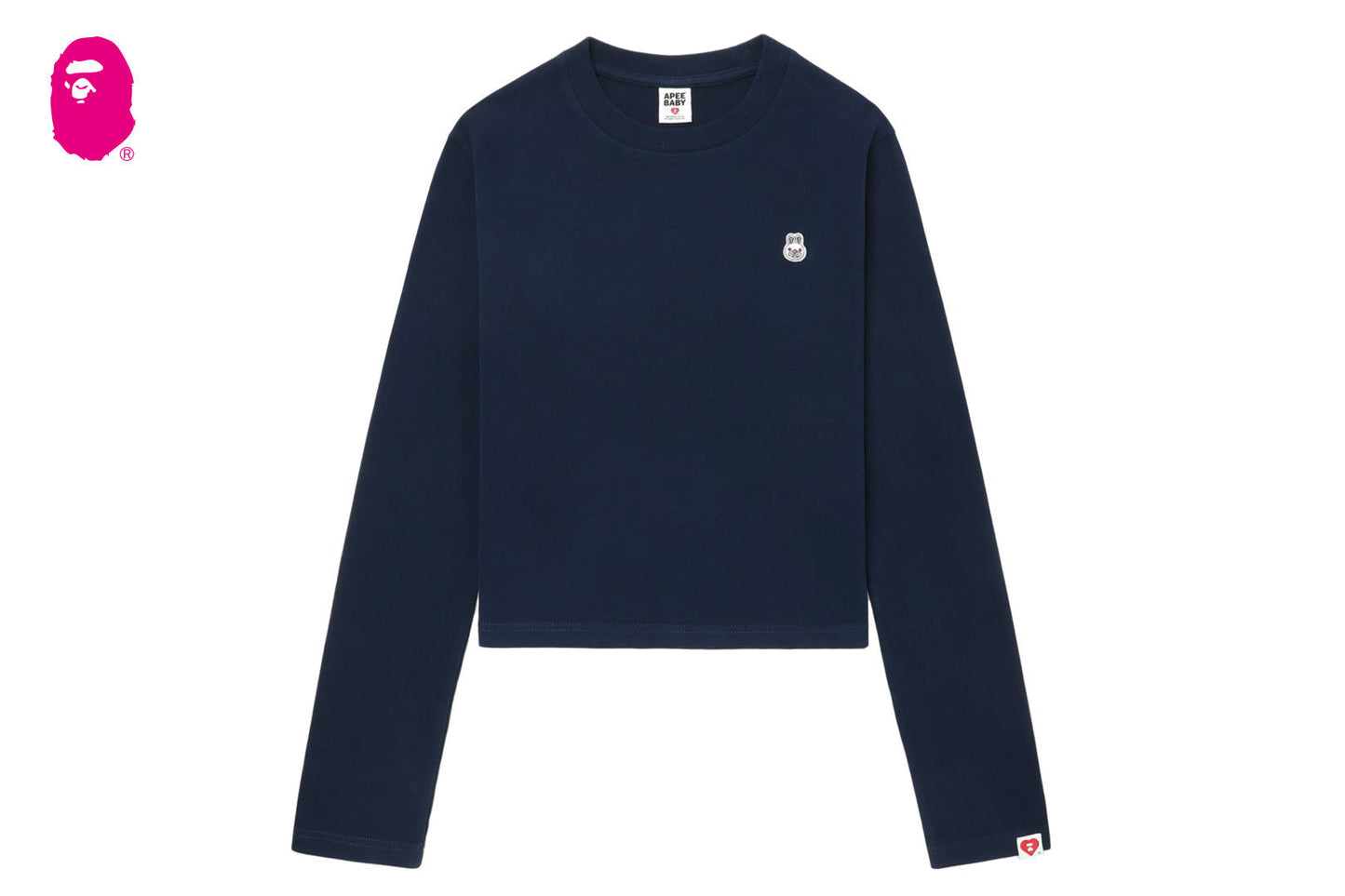 BAPE BABY DOPPY BADGE LONG SLEEVE T-SHIRT