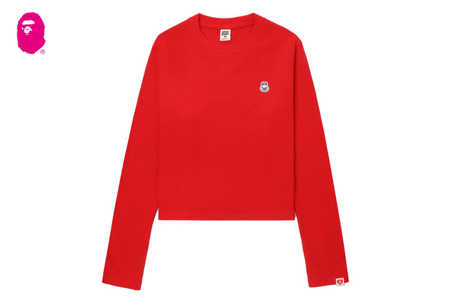 BAPE BABY DOPPY BADGE LONG SLEEVE T-SHIRT