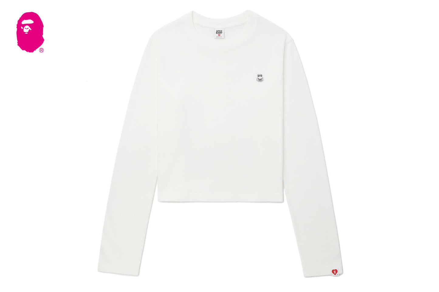 BAPE BABY DOPPY BADGE LONG SLEEVE T-SHIRT