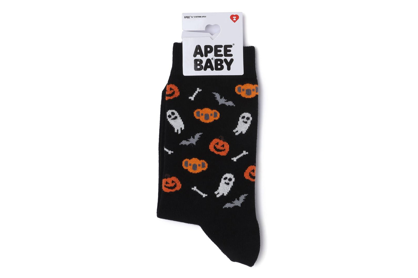 BAPE BABY DOPPY & BABY CORE HALLOWEEN MONOGRAM SOCKS