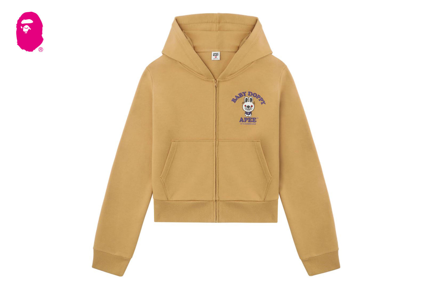 BAPE BABY DOPPY HOODED ZIP UP SWEATER