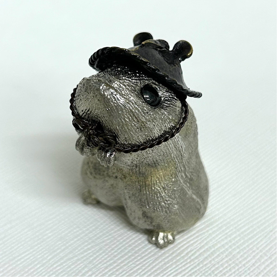 【金属アート】祝迫 芳郎（Yoshiro IWAISAKO）「窮鼠の陣～陣笠～」
