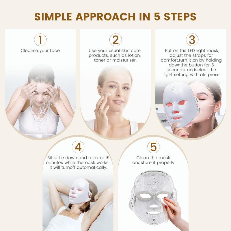 LED Red Light Nano Mask Facial Beauty Device 2.0