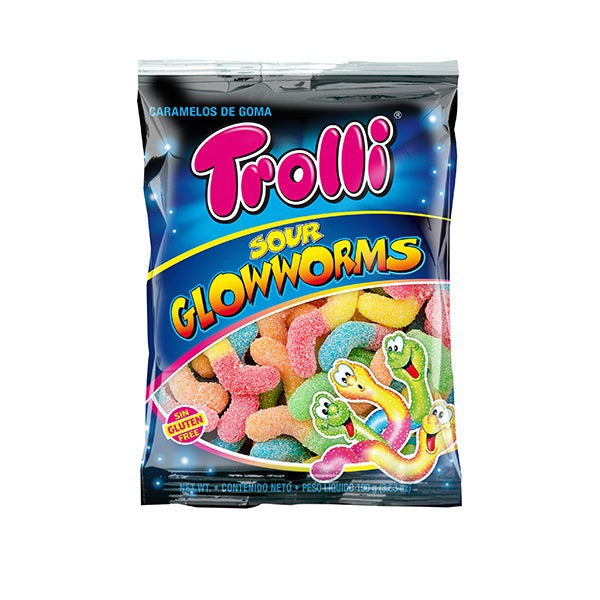 Trolli Sour Glow Worms 100g トローリー　サワーグローワーム