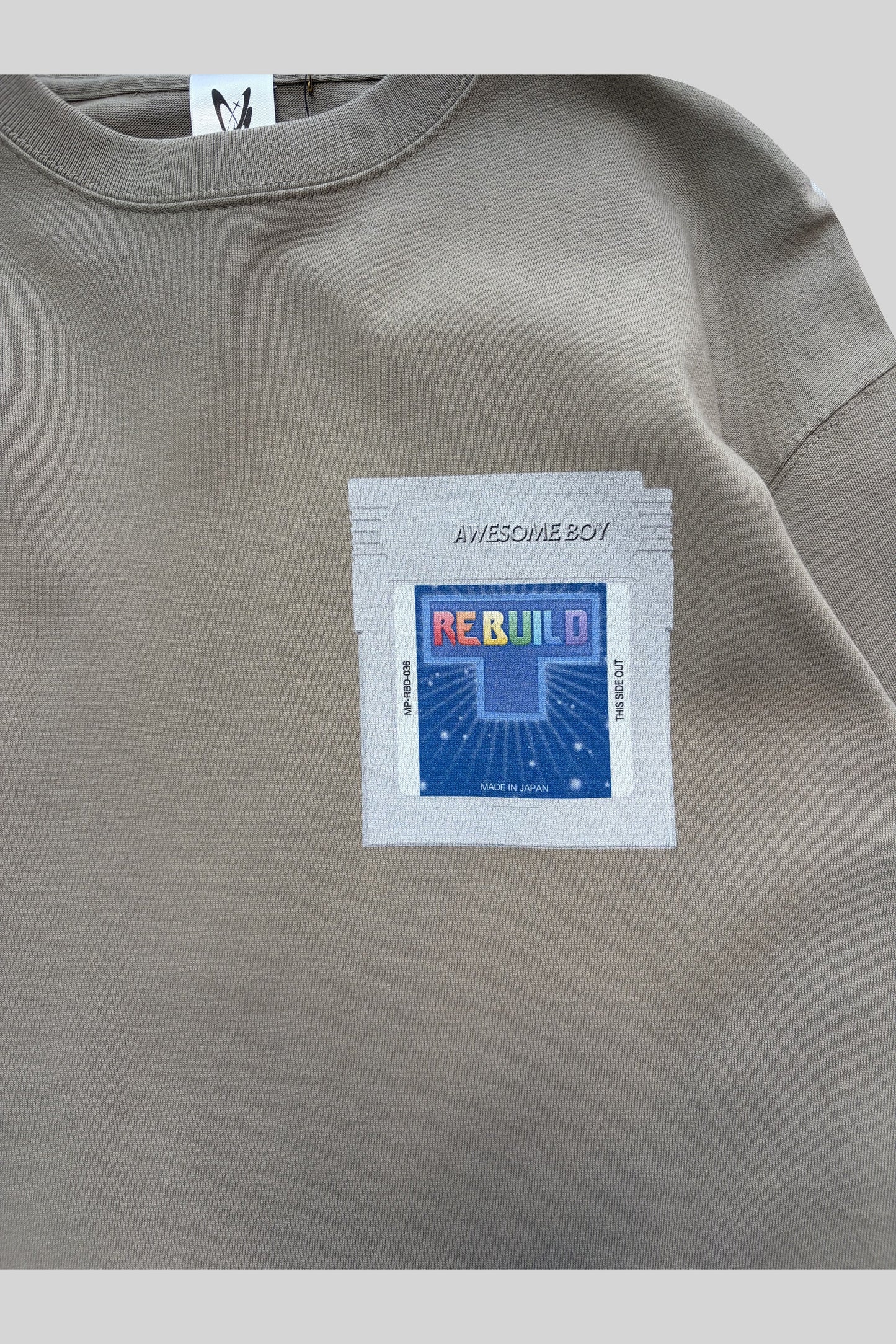REBUILD L/S TEE(BEIGE)