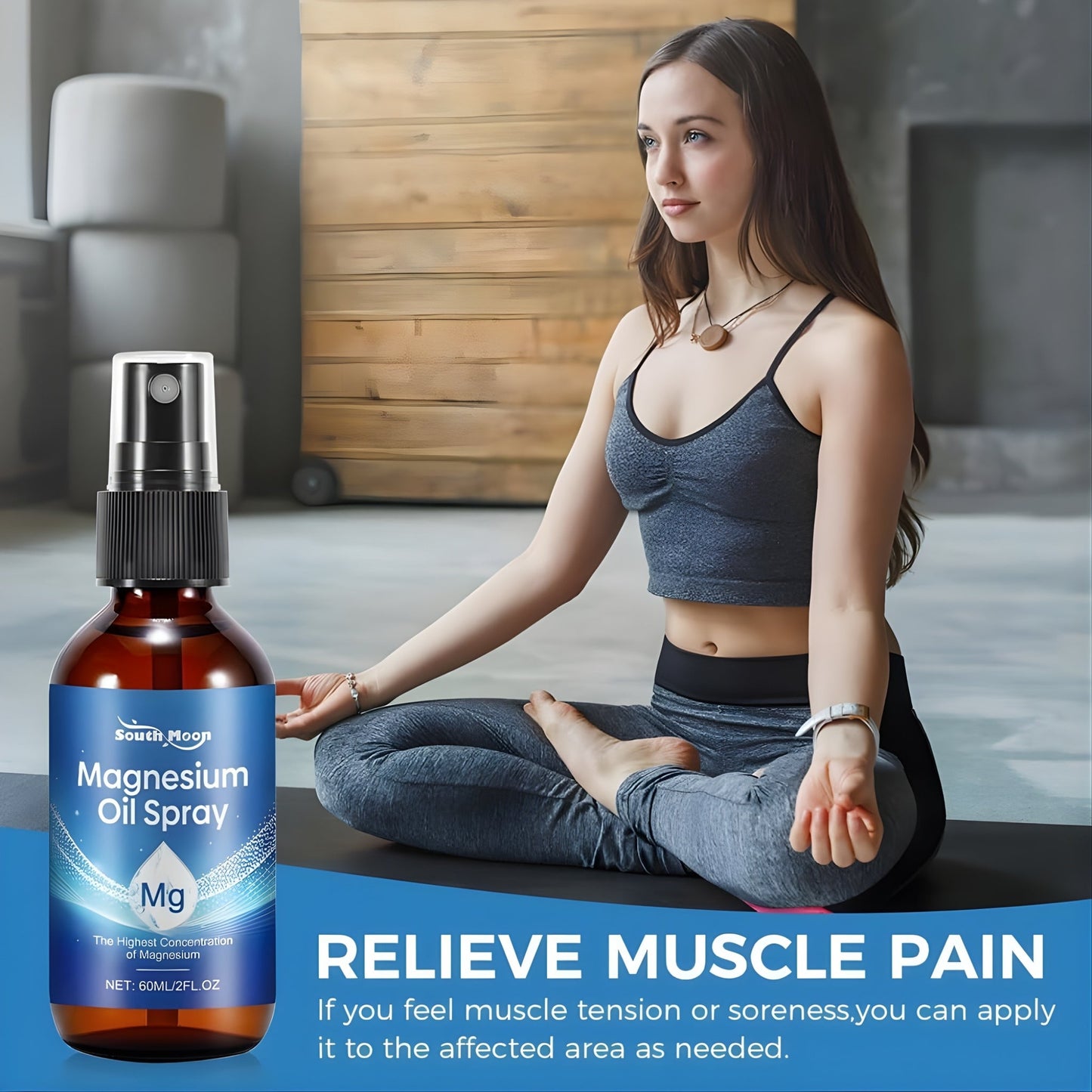 Magnesium Oil Sleep Spray With Tea Tree - Pre-Bedtime Relaxation and Skin Care
