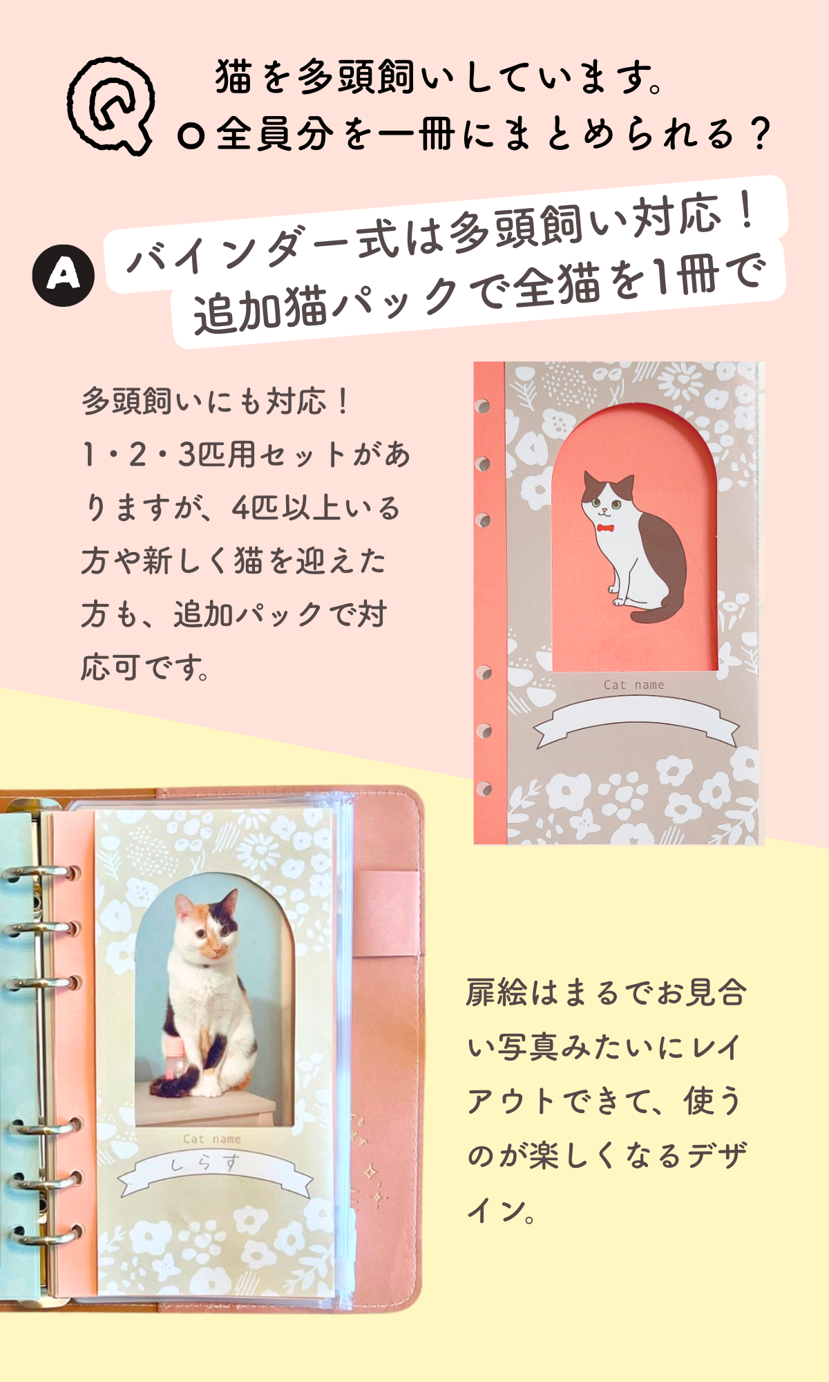 Cat Help Notebook (Binder Style) | All your cat's medical visits and health management in one book | Cat Health Management Notebook