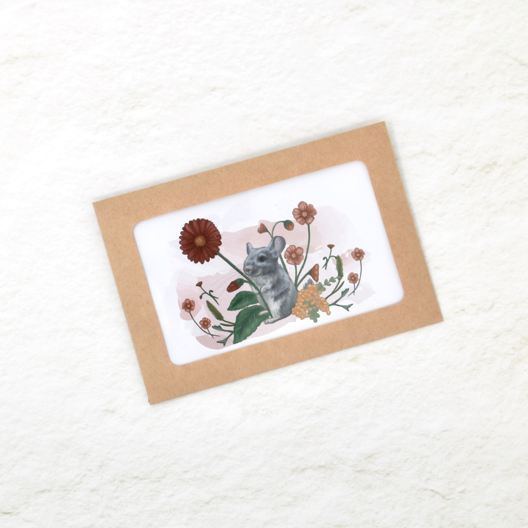 Message Card - Chinchilla [kana]