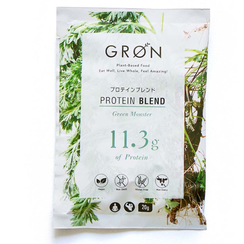 GRON プロテインブレンド (グリーンモンスター) 20g　