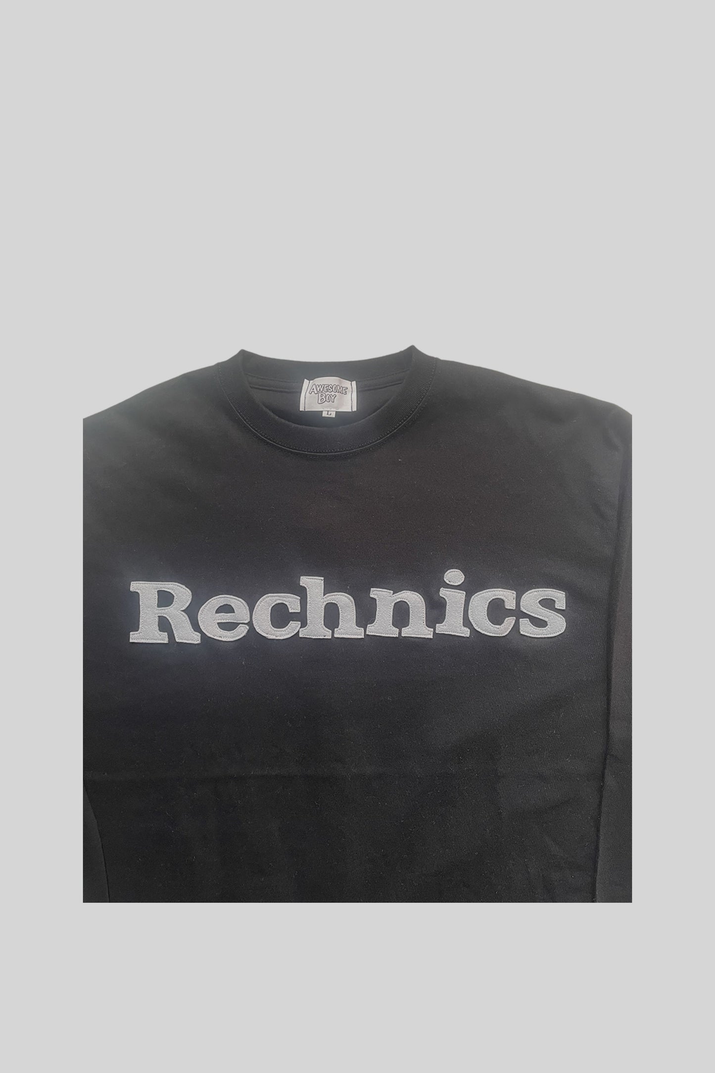 "RECHNICS" L/S TEE(BLACK)