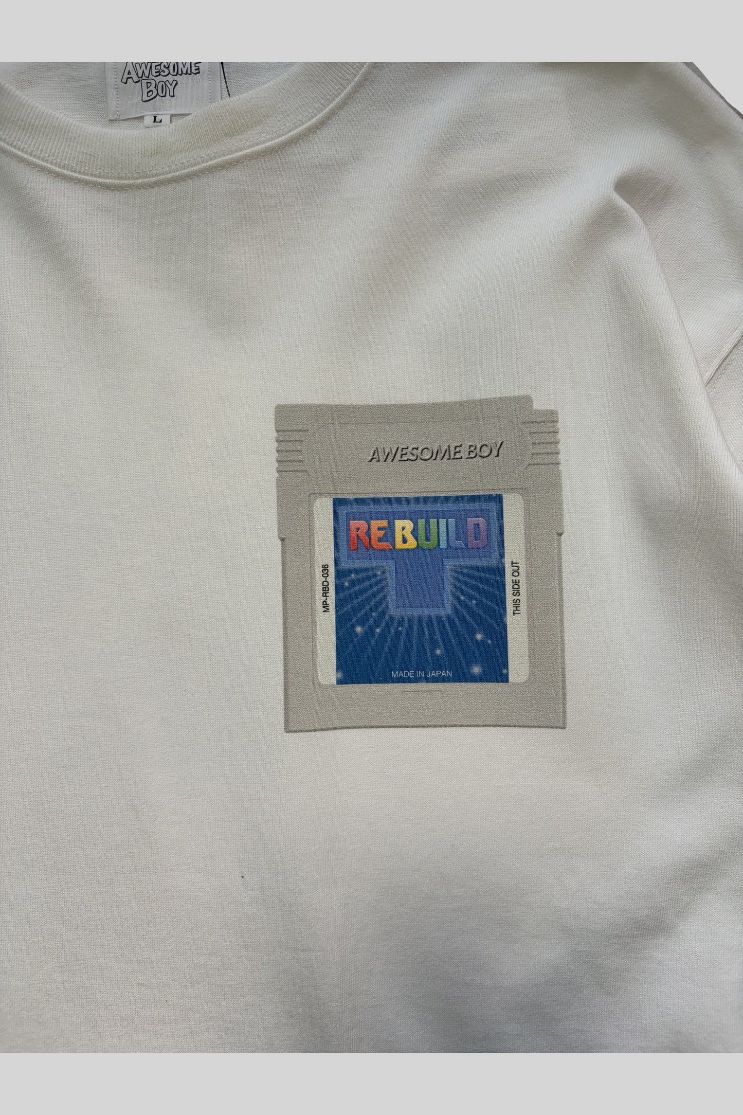REBUILD L/S TEE(WHITE)