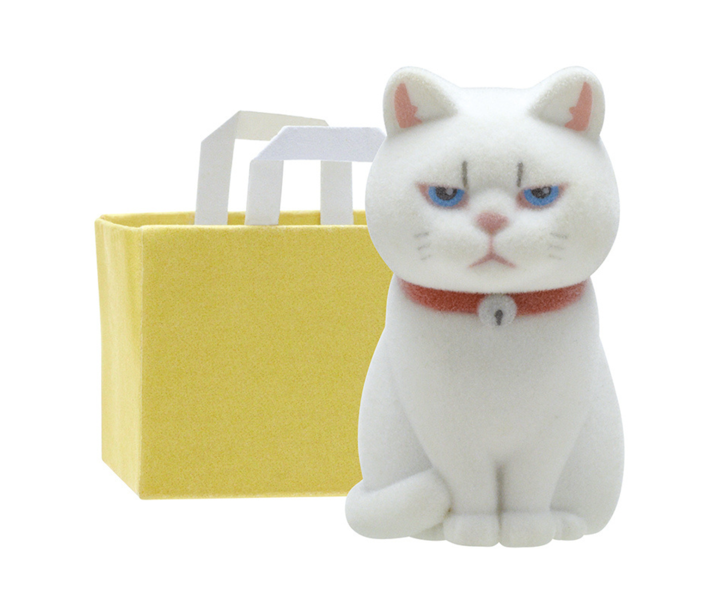 Cat in a Paper Bag Flocked Figure[Complete Set of 6]
