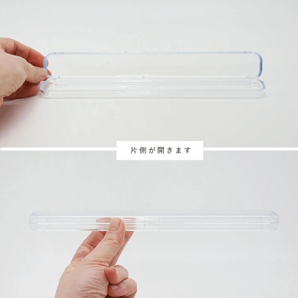 COLOUR 色鉛筆箸&クリア箸ケースのセット Sサイズ 18cm