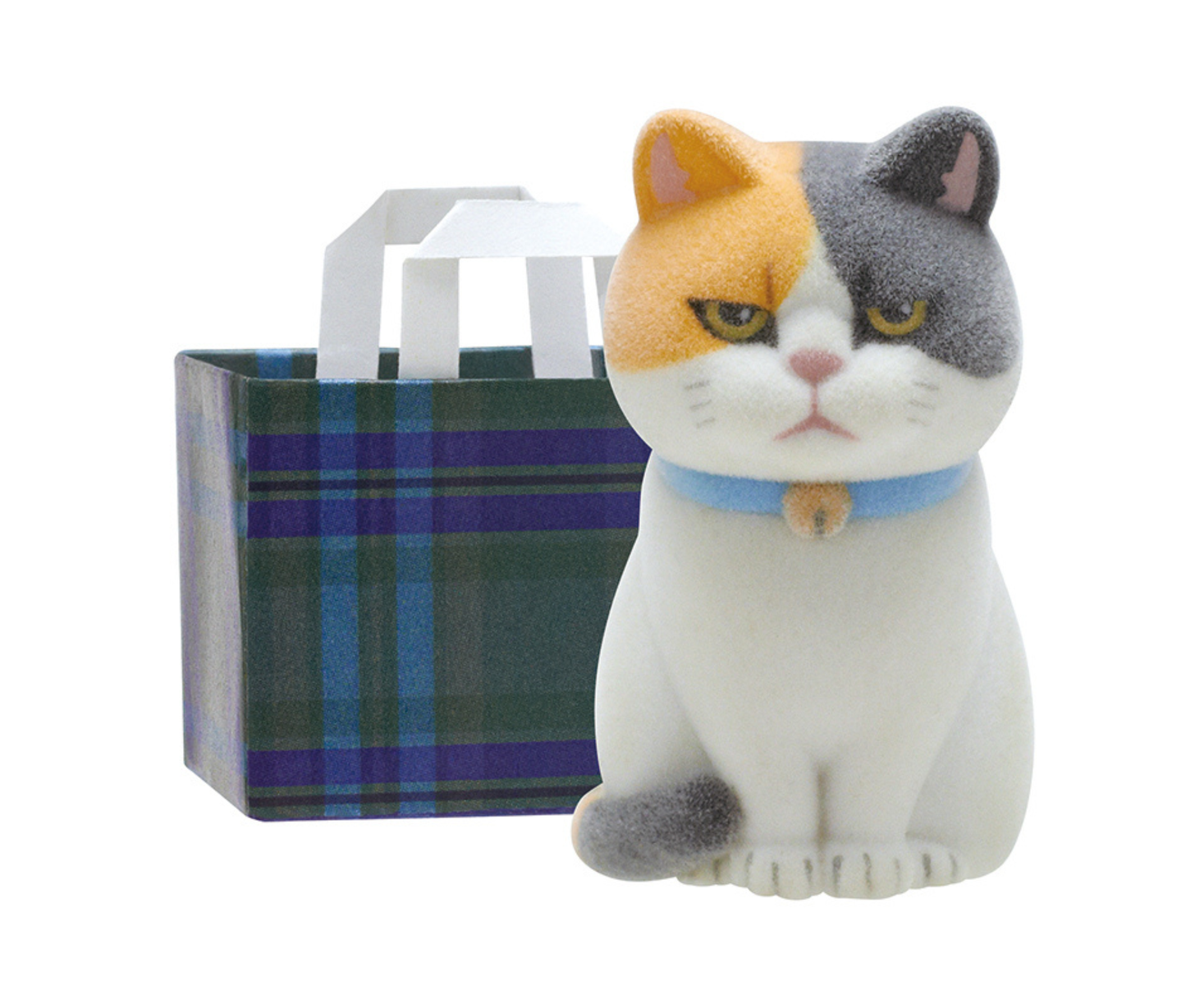 Cat in a Paper Bag Flocked Figure[Complete Set of 6]