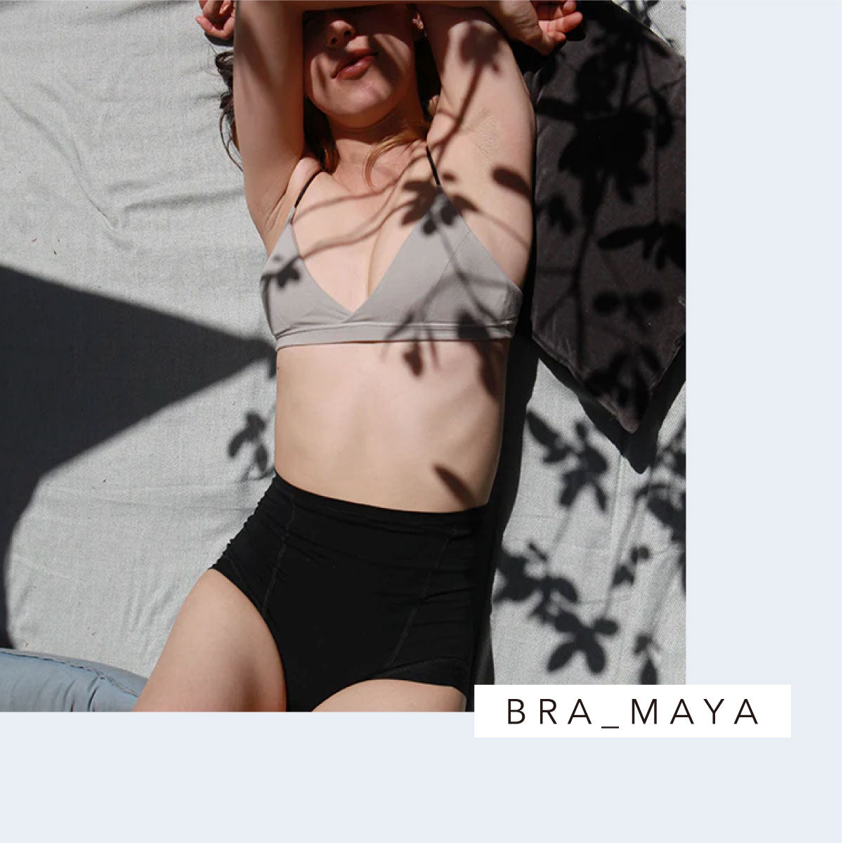 SISI FILLE BRA_MAYA Pearl Gray 【L】