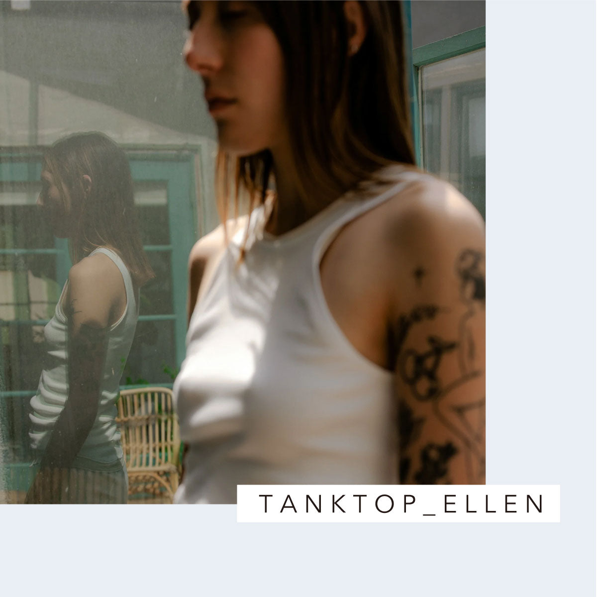 SISI FILLE TANK TOP_ELLEN Ecru Free size