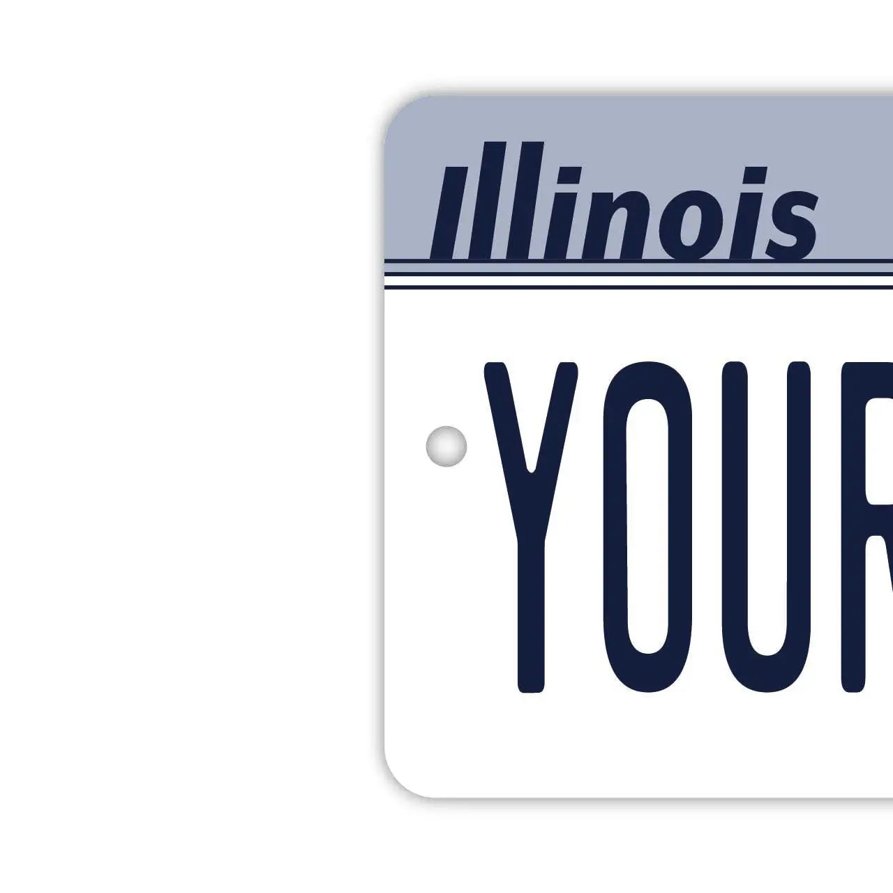 [Mirror Tag] Illinois 1980s/Original American License Plate Air Freshener