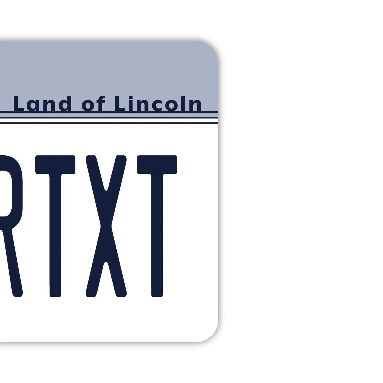 [Mirror Tag] Illinois 1980s/Original American License Plate Air Freshener