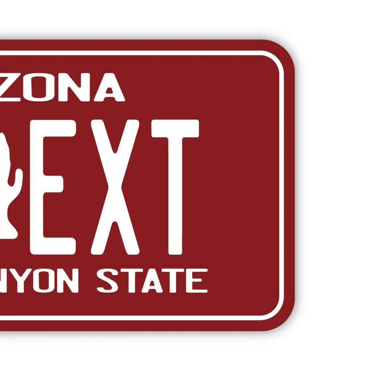 [Luggage Tag] Arizona 1980s / Original American License Plate Shape, Stylish, Anti-Loss Tag
