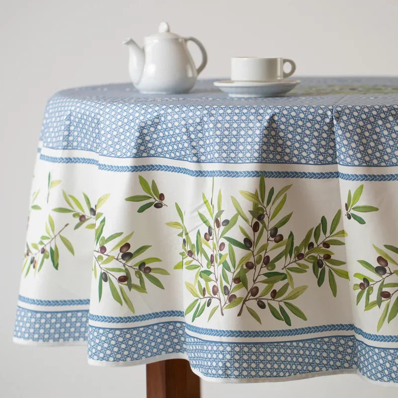 Olive Tablecloth 180 (Water-repellent)