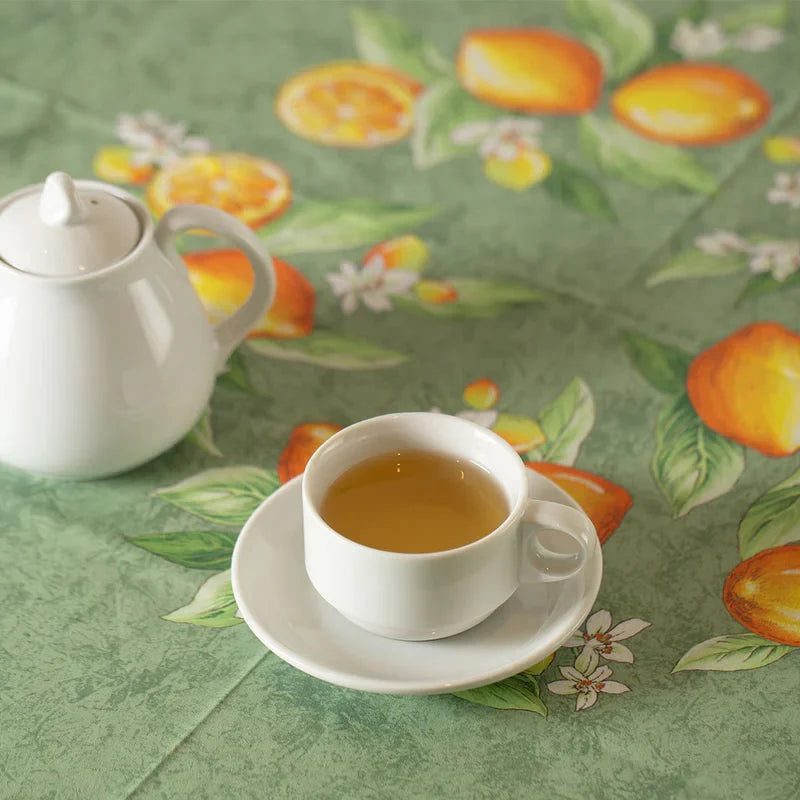Lemon Tablecloth 180 (Water-repellent)