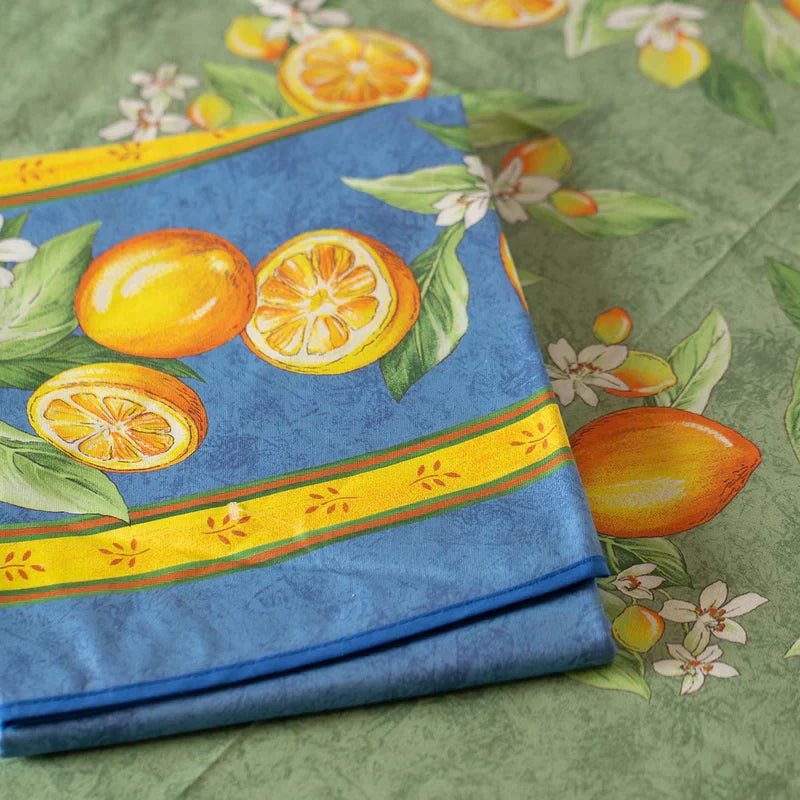 Lemon Tablecloth 180 (Water-repellent)