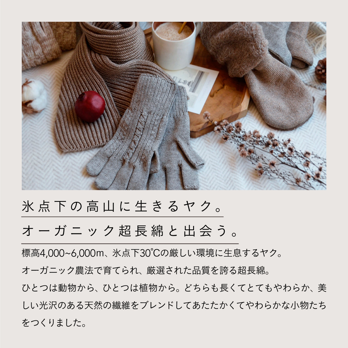 天衣無縫 ヤク＆OC レッグウォーマー＋腹巻 GRY