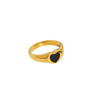 【LOEM】BLACK HEART RING　　