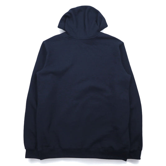 Carhartt Midweight PO Hoodie, Large, Navy, Cotton with Fleece Lining, K121-472