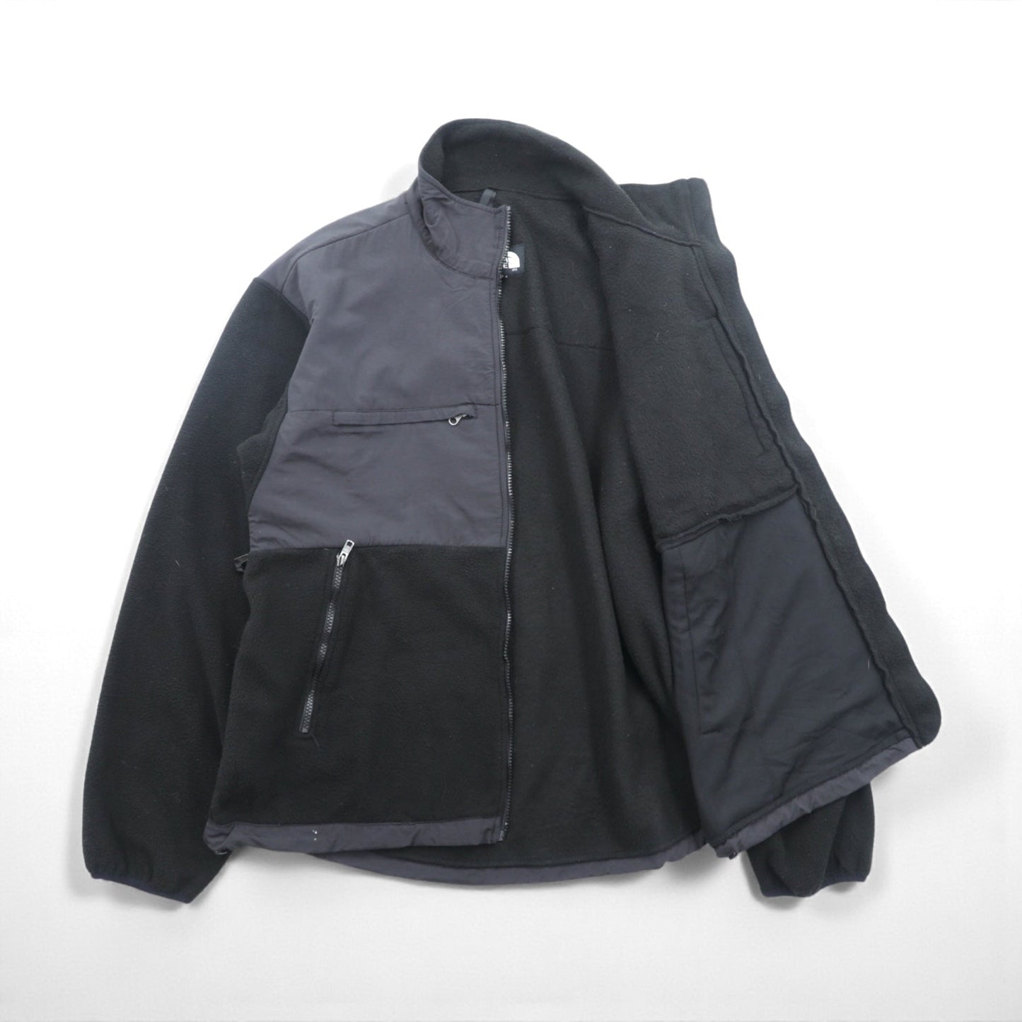 THE NORTH FACE デナリジャケット フリースジャケット XL ブラック ドローコード ナイロン切替 ベンチレーション