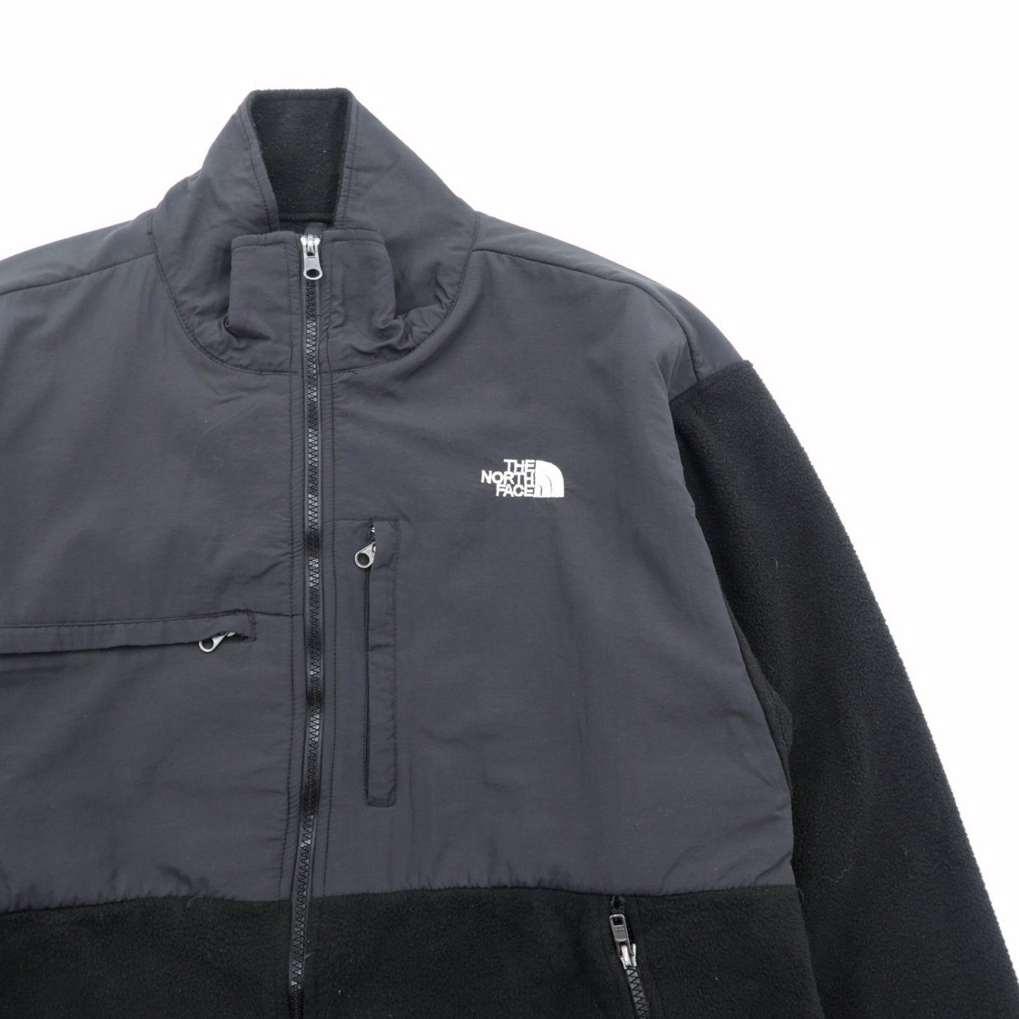 THE NORTH FACE デナリジャケット フリースジャケット XL ブラック ドローコード ナイロン切替 ベンチレーション