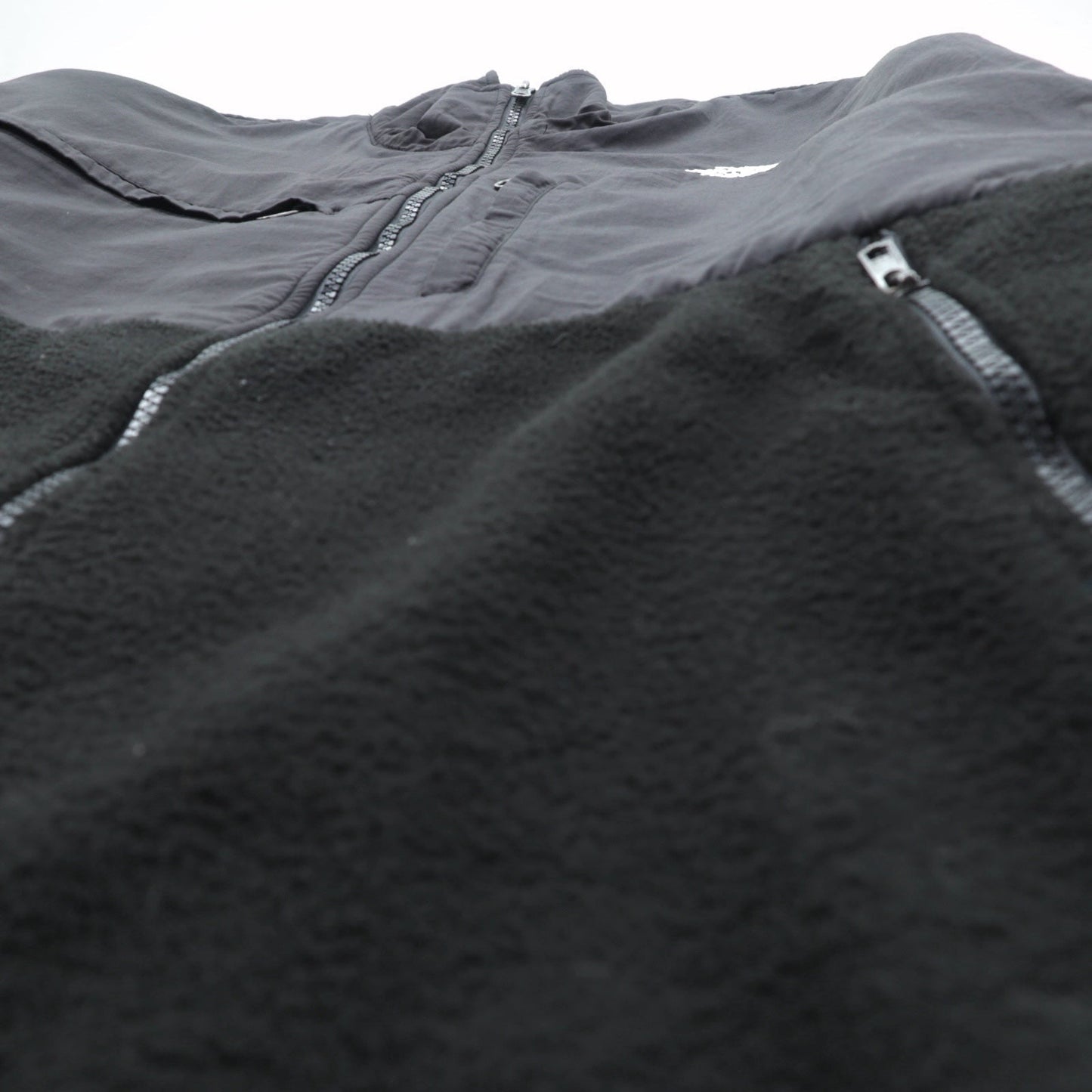 THE NORTH FACE デナリジャケット フリースジャケット XL ブラック ドローコード ナイロン切替 ベンチレーション
