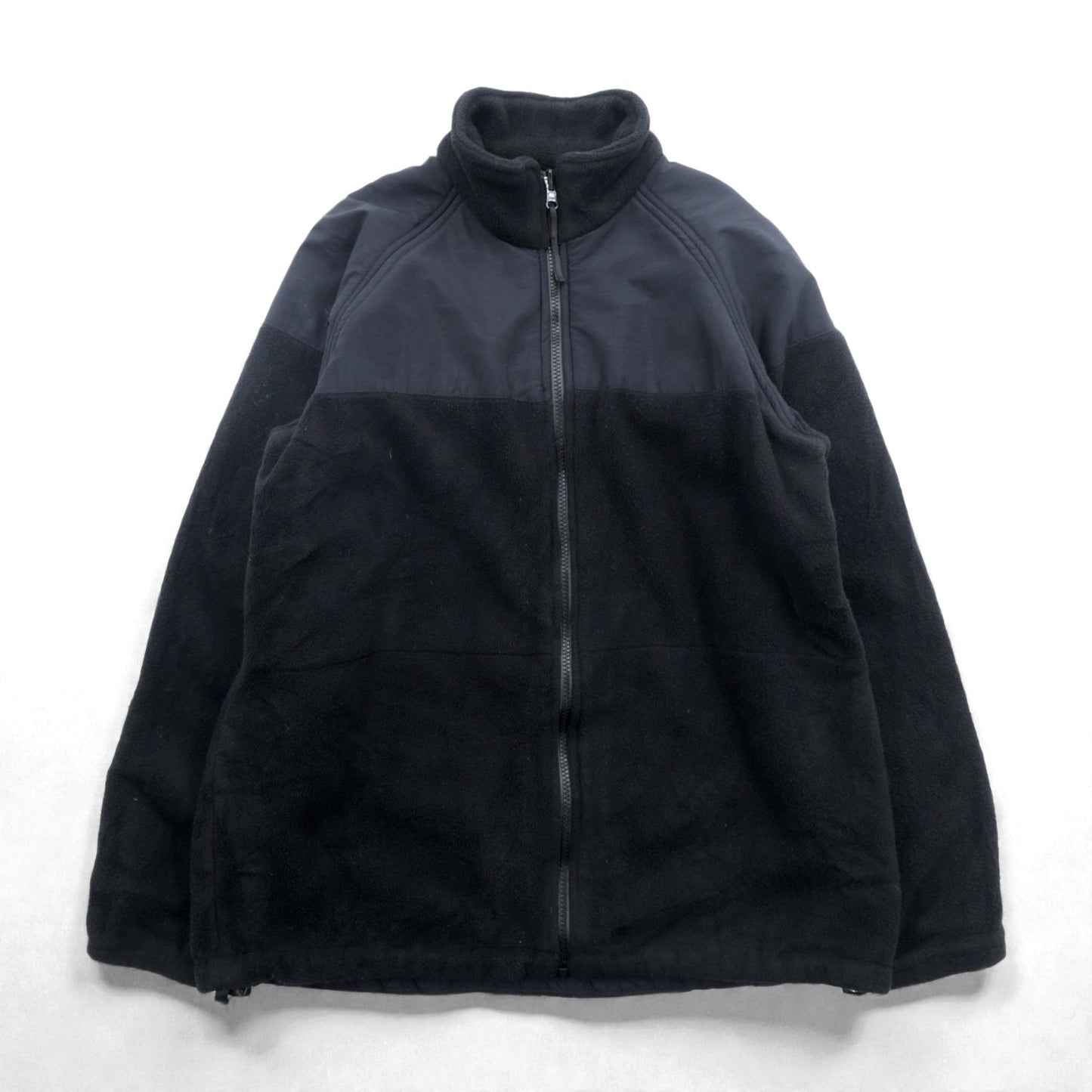 US NAVY 米軍 ECWCS GEN2 ポーラテック POLARTEC LEVEL-3 フリースジャケット L ブラック ナイロン切替 8415-01-539-4049