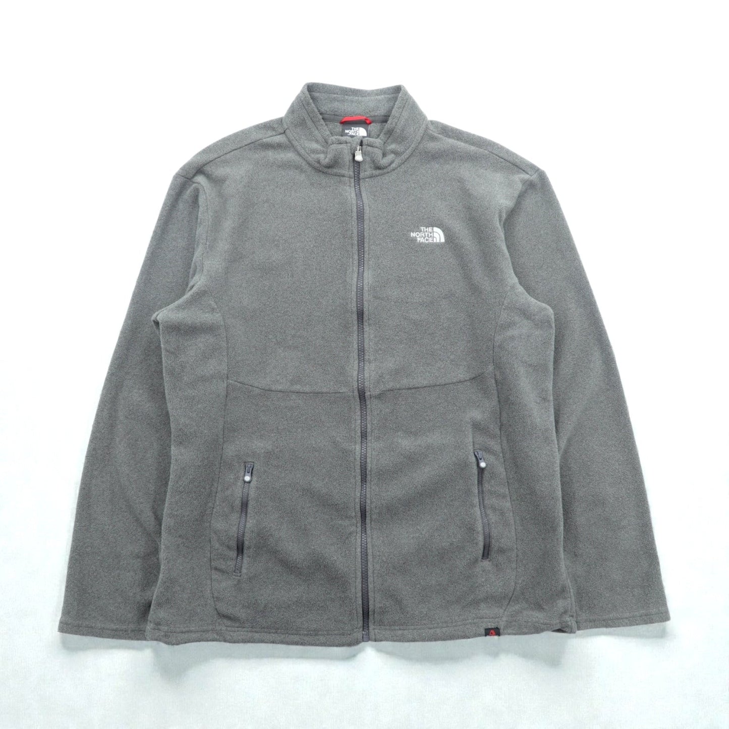 THE NORTH FACE ポーラテック POLARTEC フルジップ フリースジャケット L グレー AVZE US規格