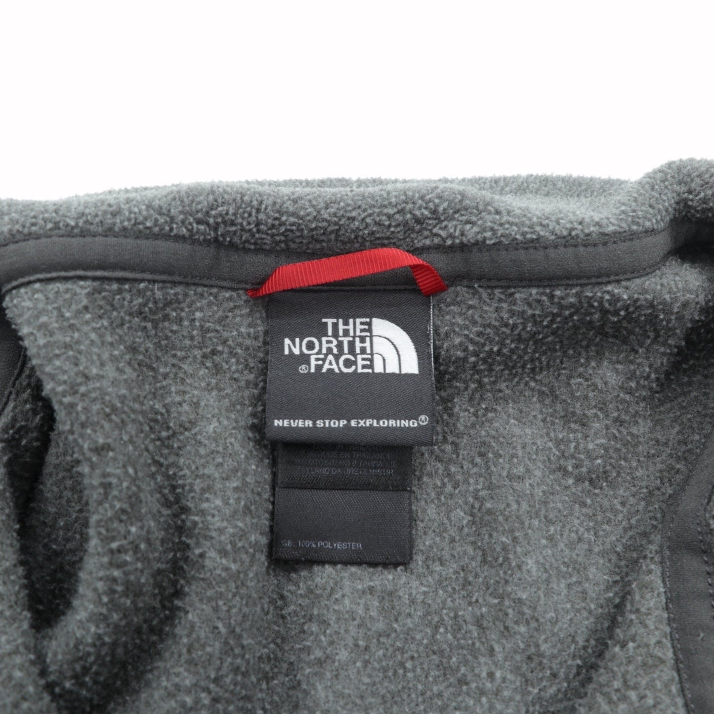THE NORTH FACE ポーラテック POLARTEC フルジップ フリースジャケット L グレー AVZE US規格