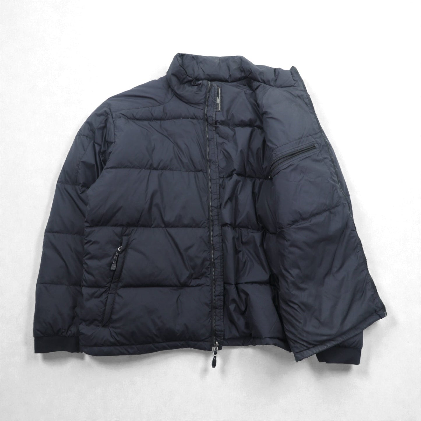 THE NORTH FACE 90年代 600フィルパワー ヌプシ ダウンジャケット 2XL ドローコード ブラック スタンドカラー