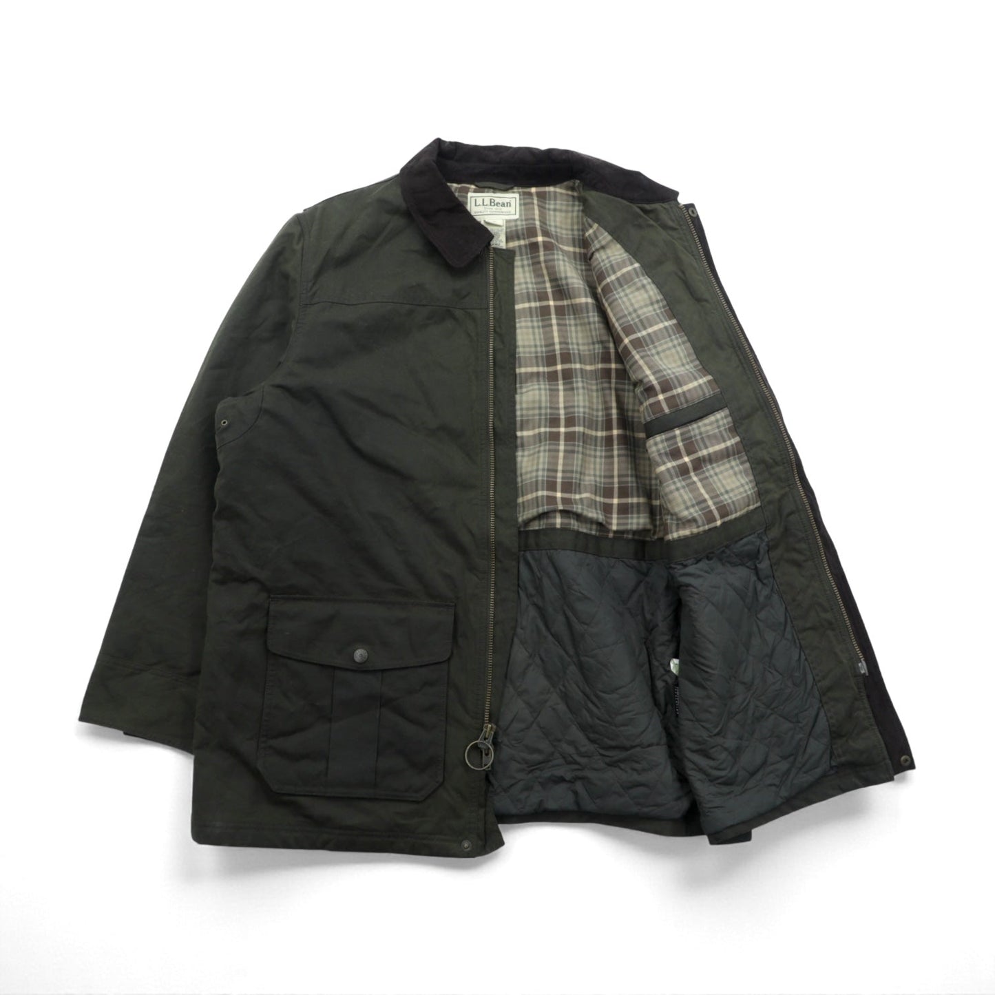 L.L.Bean 00年代 オイルドジャケットThinsulate 中綿 ハンティングジャケット 2XL コットン GKW2