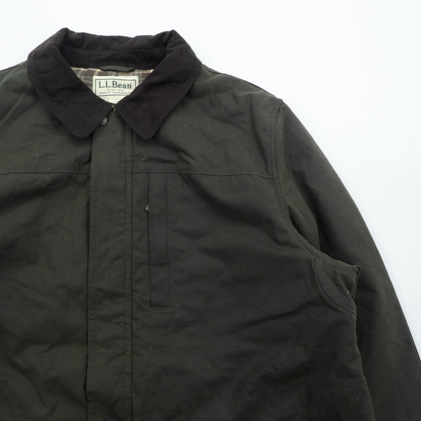 L.L.Bean 00年代 オイルドジャケットThinsulate 中綿 ハンティングジャケット 2XL コットン GKW2