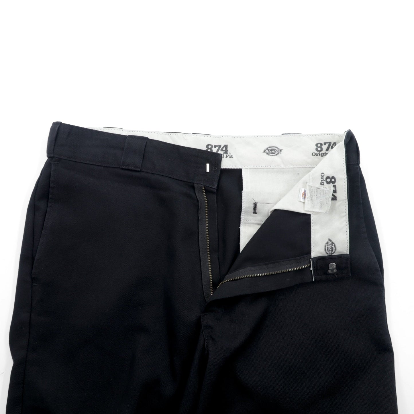 Dickies 874 オリジナルフィット チノパンツ ワークパンツ L ブラック ポリエステル