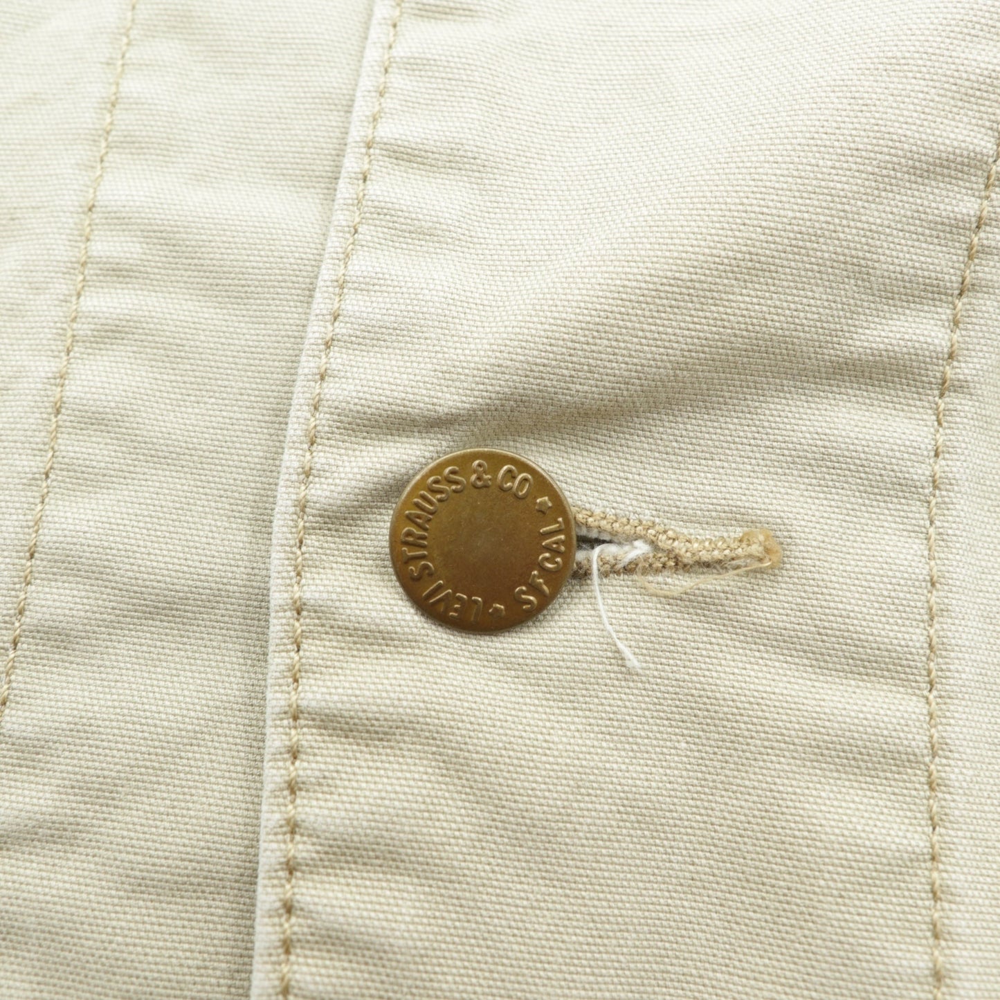 Levi's エンジニアコート カバーオール L ベージュ コットン STRETCH 29655