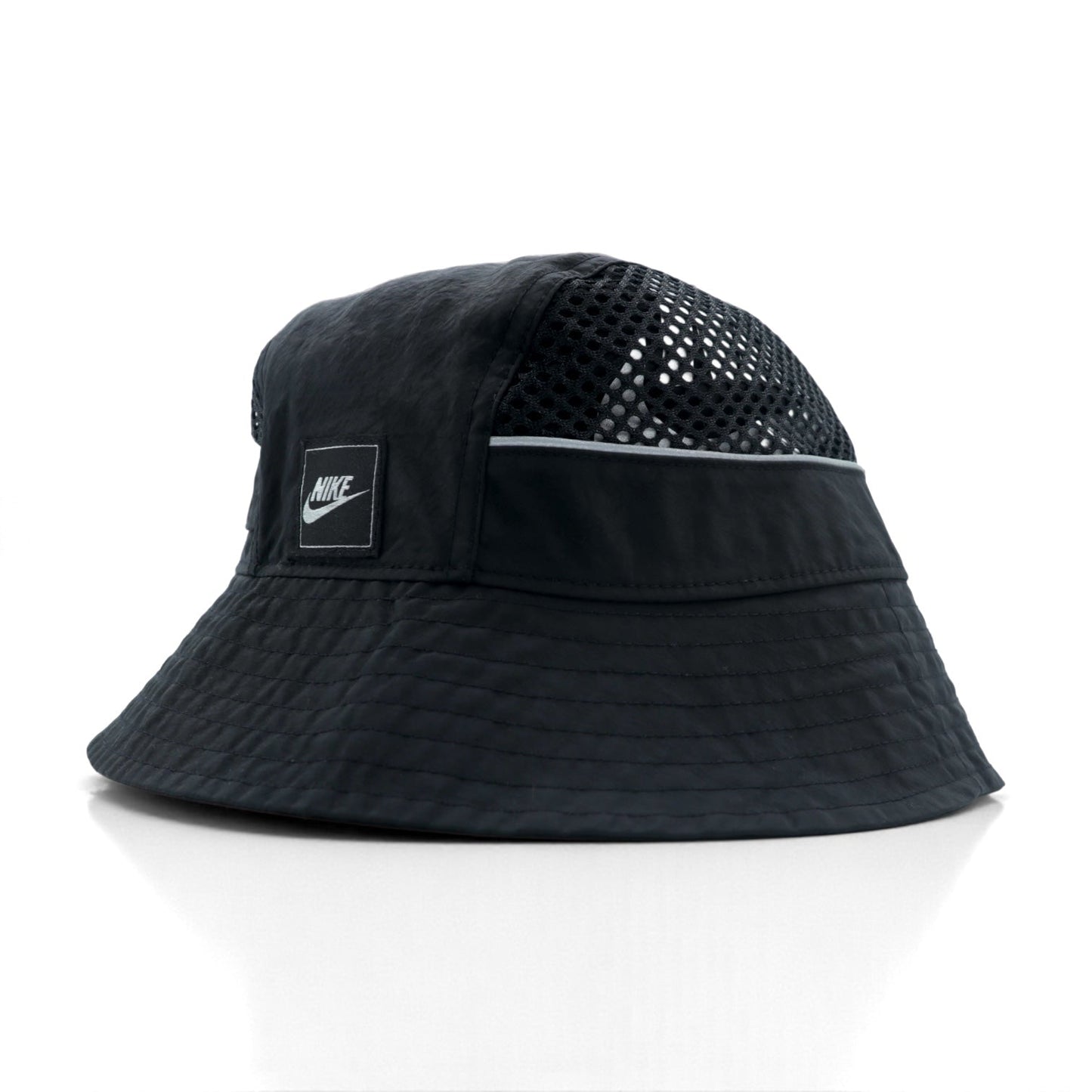 NIKE バケットハット メッシュ ポケット付き ブラック ナイロン Bucket Mesh Cap BV3363-010