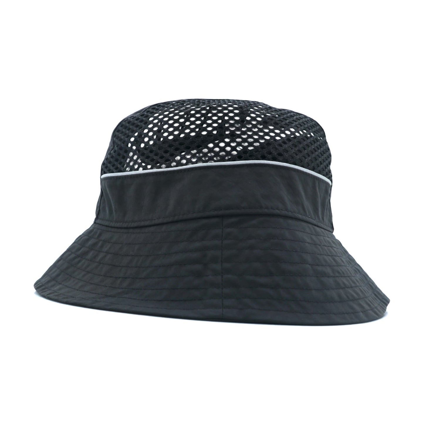 NIKE バケットハット メッシュ ポケット付き ブラック ナイロン Bucket Mesh Cap BV3363-010