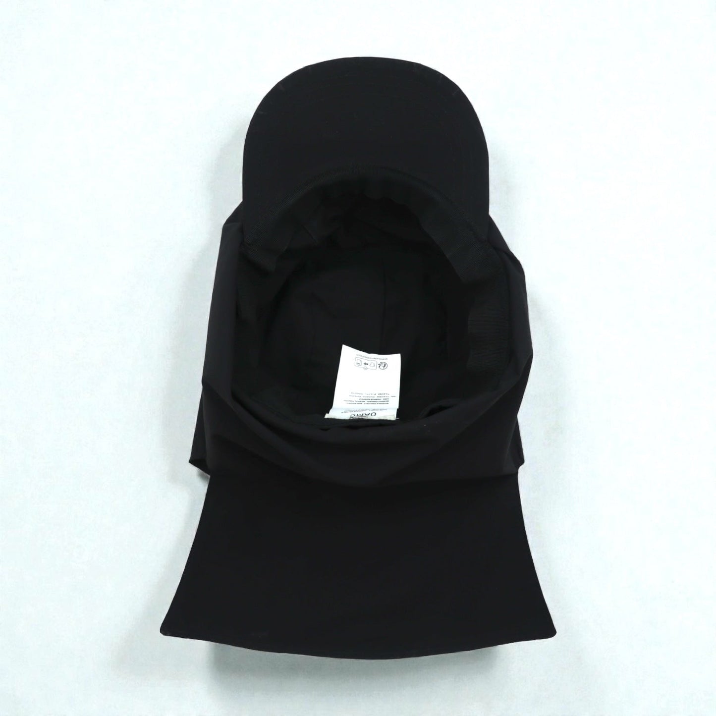 OAMC 2WAY キャップ VEILED CAP バラクラバ ブラック サンシェード 着脱可 ドローコード 23A28OAB17 TESBA032 イタリア製
