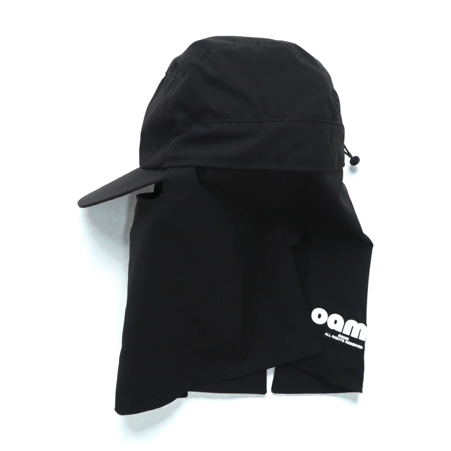 OAMC 2WAY キャップ VEILED CAP バラクラバ ブラック サンシェード 着脱可 ドローコード 23A28OAB17 TESBA032 イタリア製