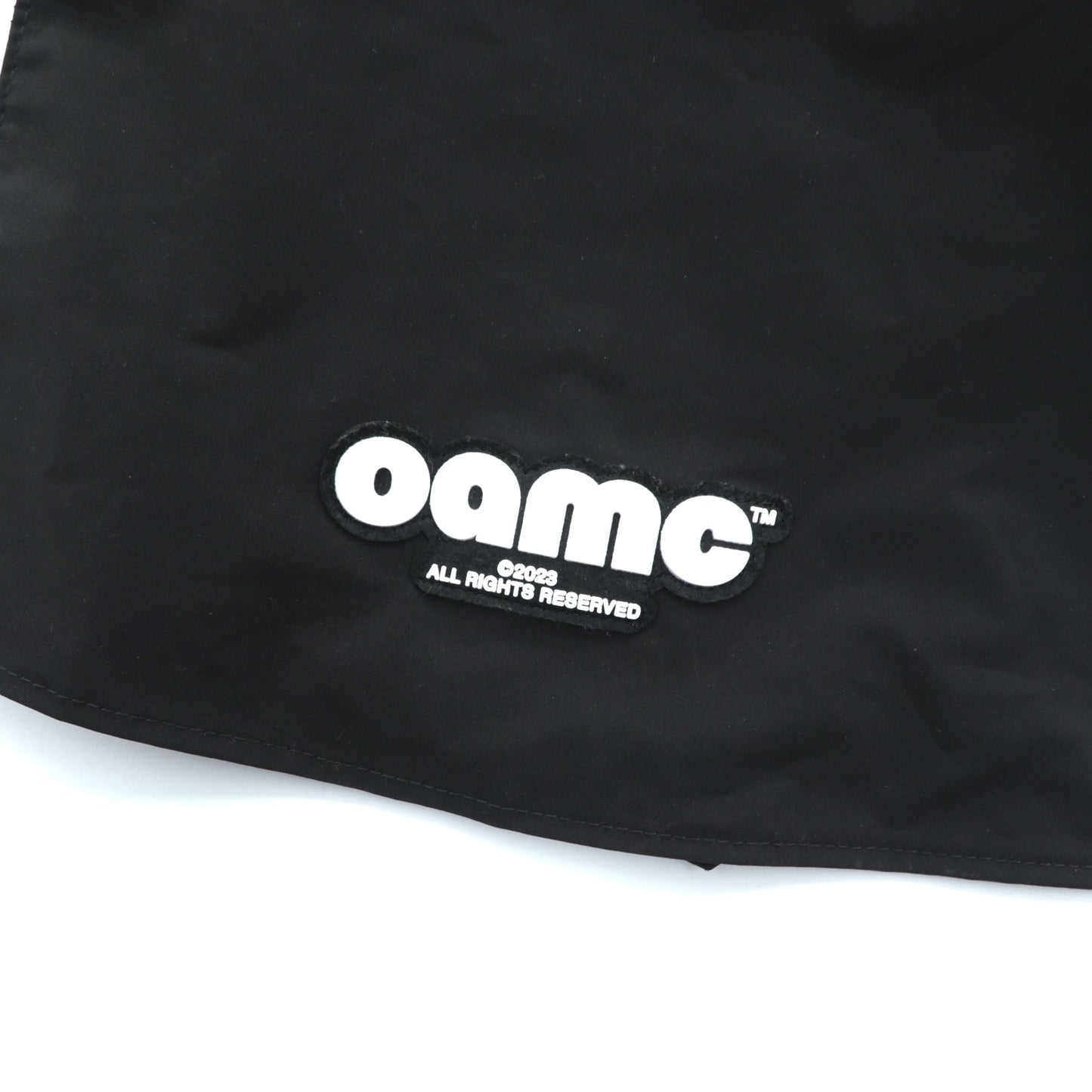 OAMC 2WAY キャップ VEILED CAP バラクラバ ブラック サンシェード 着脱可 ドローコード 23A28OAB17 TESBA032 イタリア製