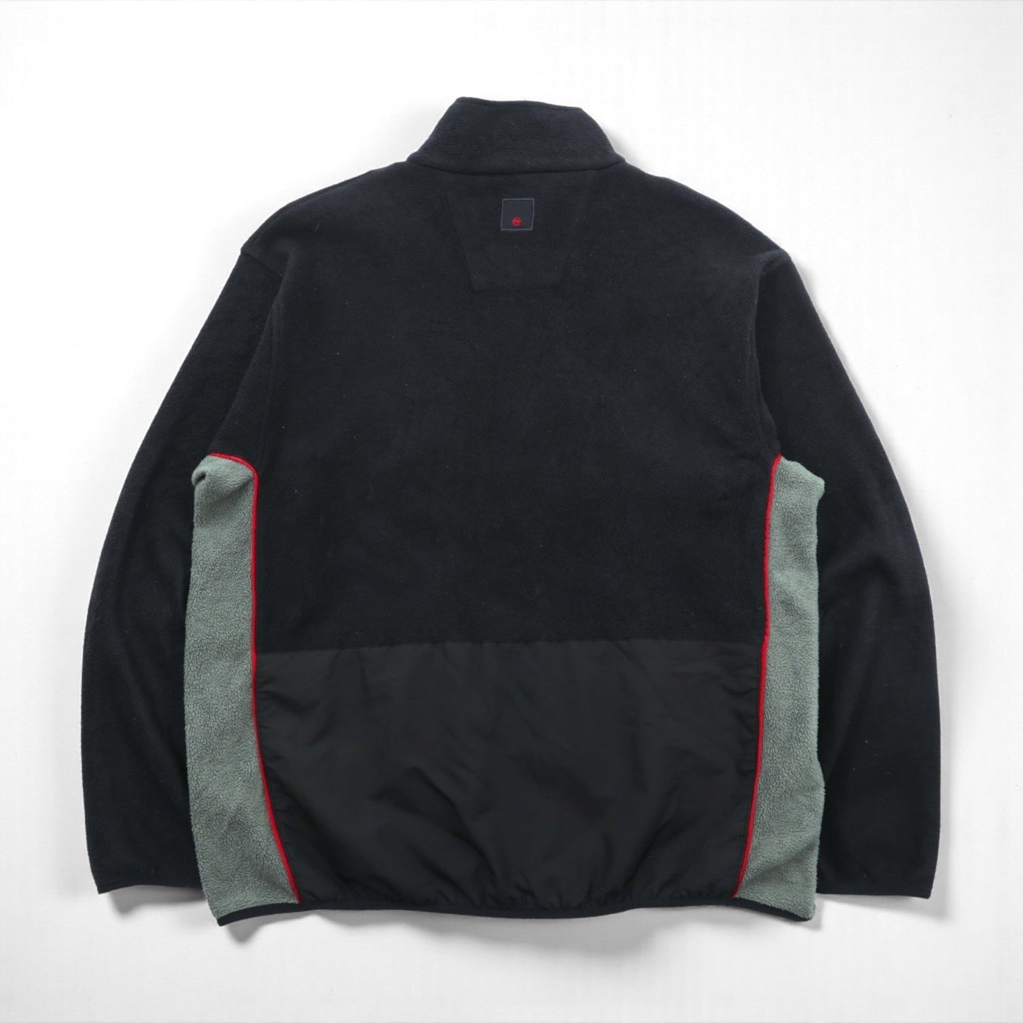 NAUTICA 00年代 USA製 ダブルジップ フリースジャケット L ブラック COMPETITON