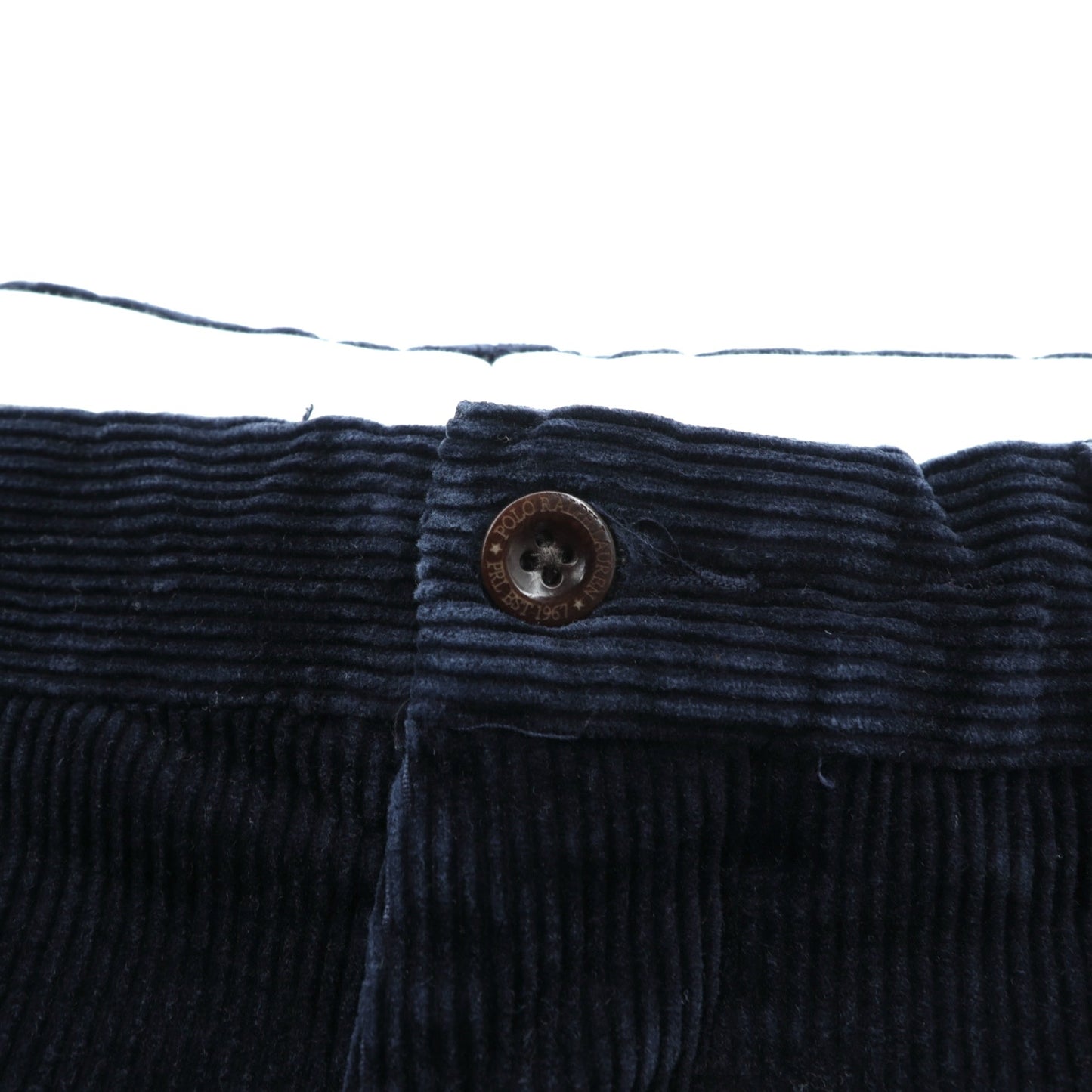 Polo Ralph Lauren 90年代 コーデュロイ チノパンツ スラックス L ネイビー PRESTON FIT