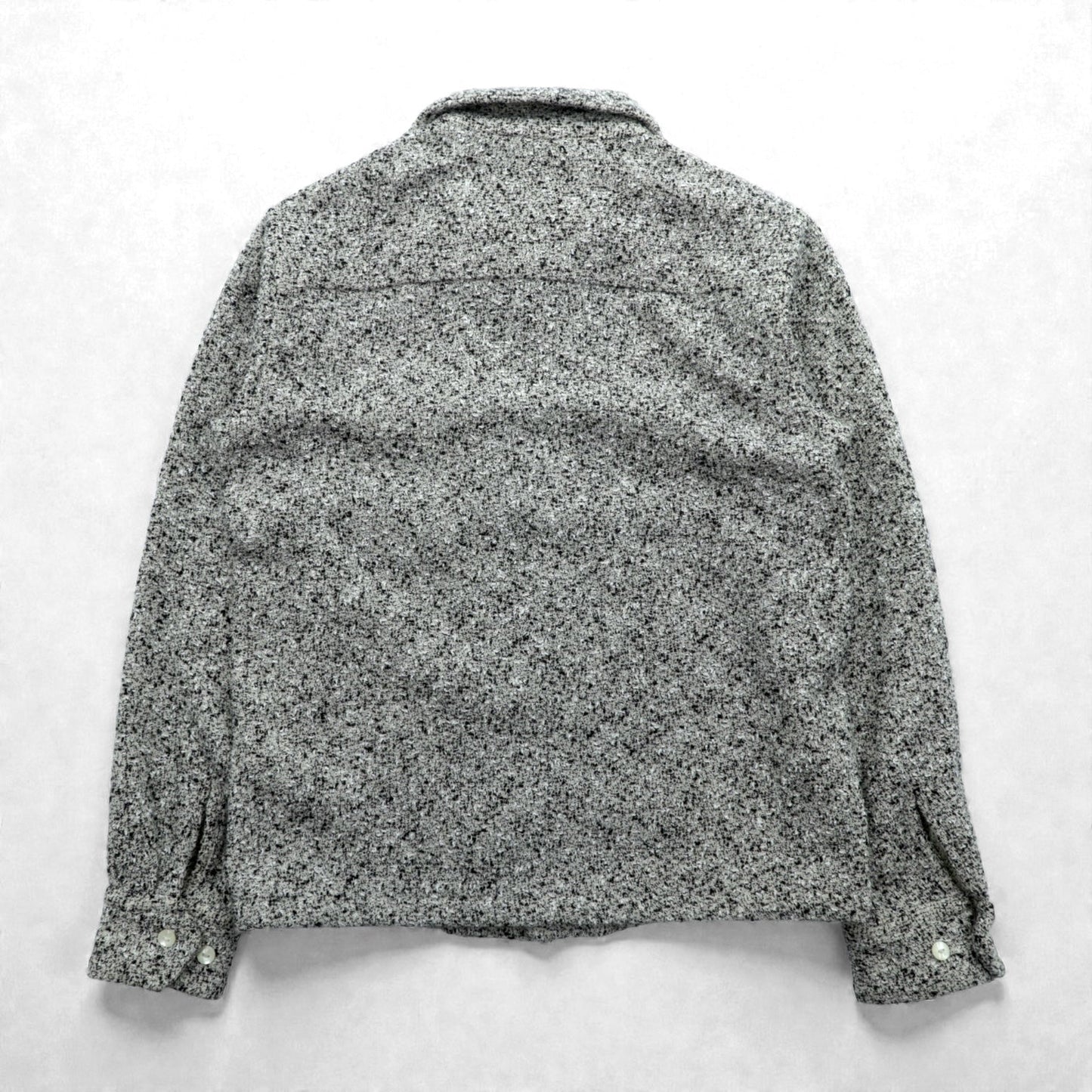 GANGSTERVILLE オープンカラー ネップツイード ワークシャツ S 胸ポケット TWO FACE GSV-17-AW 日本製