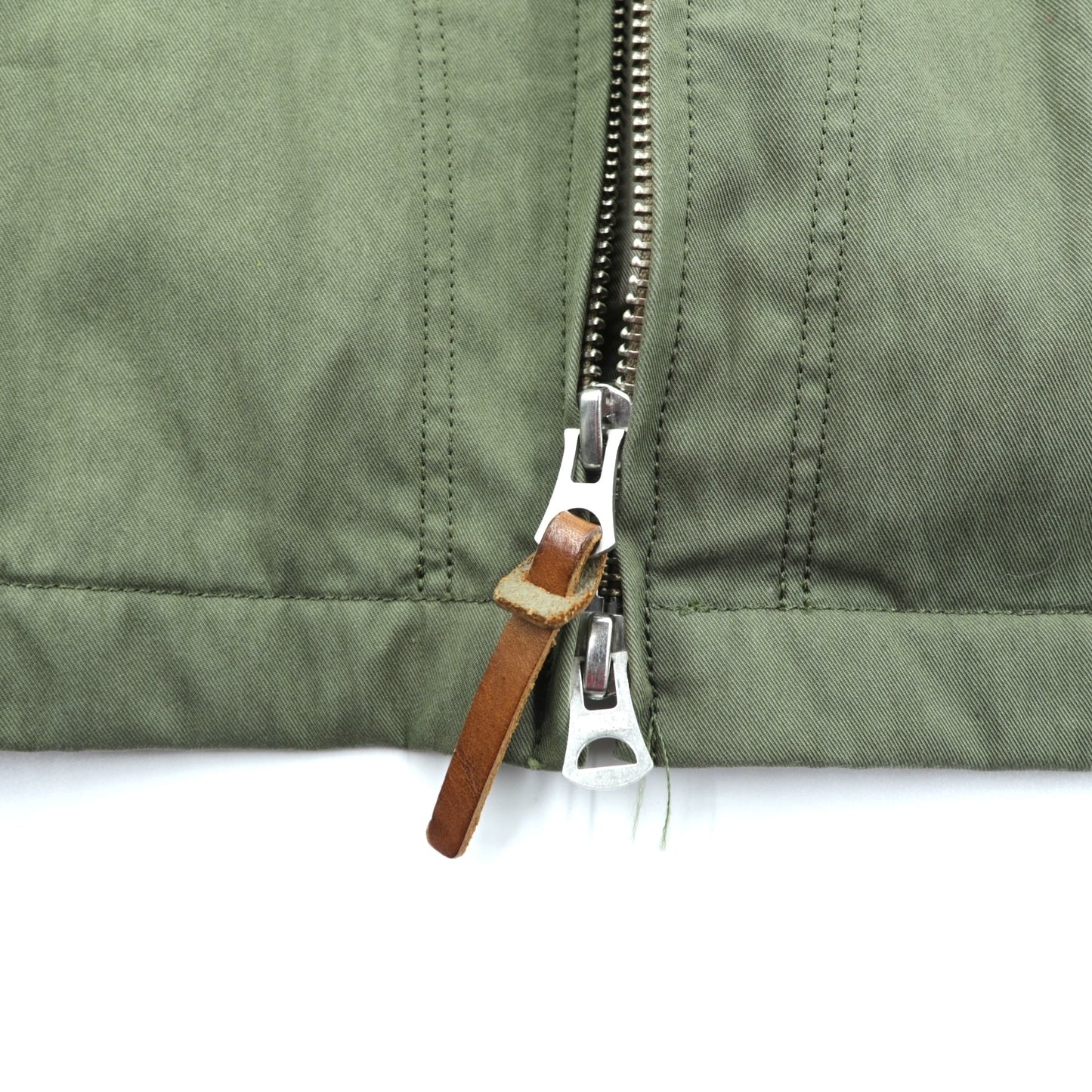 DELUXE スーベニアジャケット SOUVENIR JACKET ベトジャン L カーキ ダブルジップ 鷹 龍 刺繍 日本製