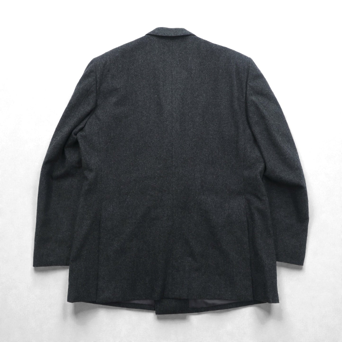 Christian Dior 80年代 日本製 ヴィンテージ ピークドラペル ダブルブレスト ブレザー テーラードジャケット ブレザー XL グレー ウール メタルボタン